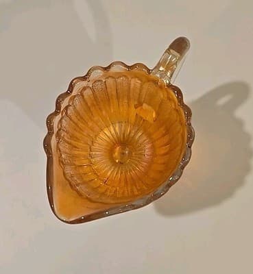 Imperial Carnival Glass Table Creamer Marigold Pitcher - Thumbnail 9