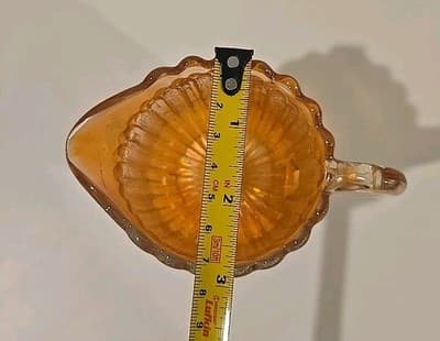 Imperial Carnival Glass Table Creamer Marigold Pitcher - Thumbnail 7