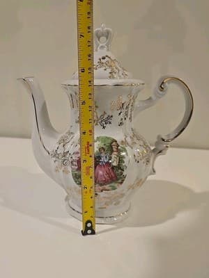 Vintage Royal Crown Arnart Creation Coffee Pot & Lid Gold Gilt - Thumbnail 2