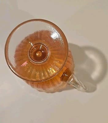 Imperial Carnival Glass Table Creamer Marigold Pitcher - Thumbnail 10
