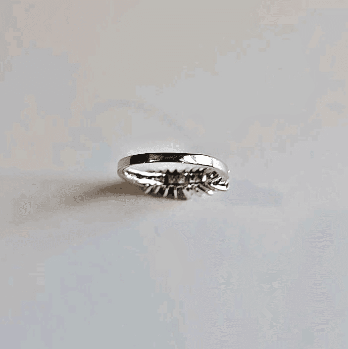 Vintage Amethyst & Cubic Zirconia Sterling Silver Ring Size 8 Holsted Jewelers - Thumbnail 4