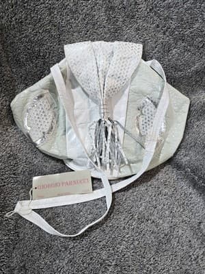 Giorgio Parnucci White Hamdbag Purse NWT - Thumbnail 2