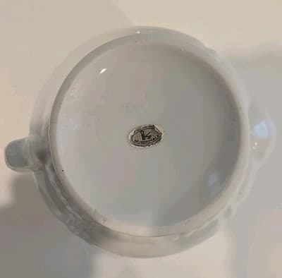 Mugsroyale Japan Handcrafted Floral Flowers Teapot Coffee Carafe Gold Trim - Thumbnail 10