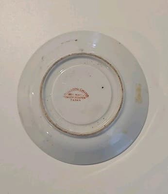 RARE Satsuma Japanese Moriage Hand Painted Lithophane Immortals Plate - Thumbnail 4