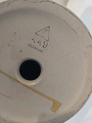Antique German Westerwald Cobalt & Gray Salt Glazed Stoneware Beer Stein 19" - Thumbnail 13