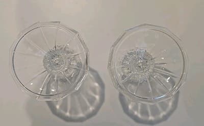 De Plomb 24% Lead Crystal Round Shaped Candle Stick Votive Pillar Set Of 2 - Thumbnail 4