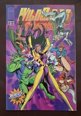 WILDC.A.T.S. ADVENTURES 4 SCARCE NEWSSTAND BEN PHILLIPS COVER IMAGE COMICS 1994