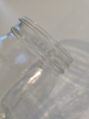 Vintage Kerr Wide Mouth Mason Pint Jar - Clear Self Sealing 96 89 - Thumbnail 11