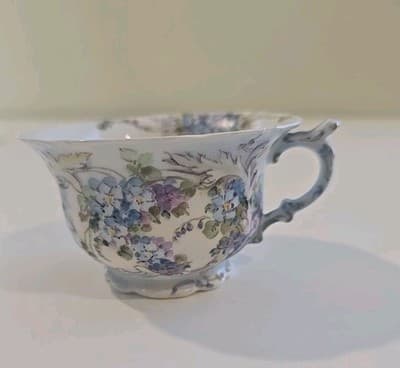 Charles Ahrenfeldt CA France 1894-1930 Teacup Blue Floral