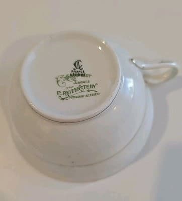 Vintage Limoges Charles Ahrenfeldt Demitasse Cup Only Gold Trim - Thumbnail 9