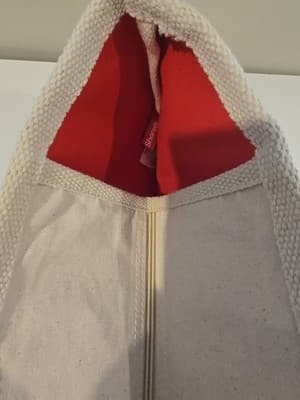 Shorebags Large Canvas Boat Tote Red Beige NWT - Thumbnail 8