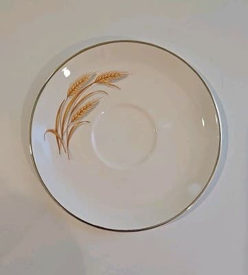 Homer Laughlin Golden Wheat Dishes with 22K Gold Trim ~ Saucer