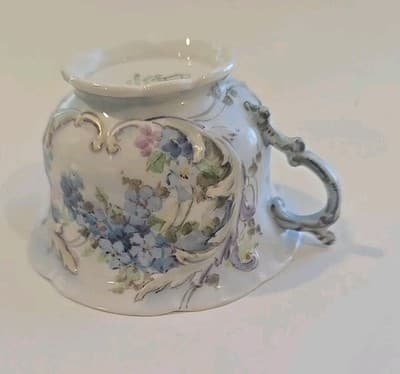 Charles Ahrenfeldt CA France 1894-1930 Teacup Blue Floral - Thumbnail 4