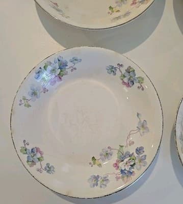 Dessert Plate Pope-Gosser China Made in USA Set of 4 - Thumbnail 3