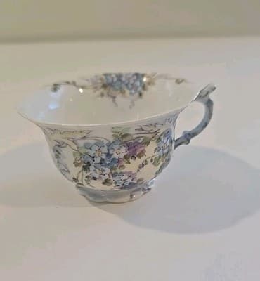 Charles Ahrenfeldt CA France 1894-1930 Teacup Blue Floral - Thumbnail 3