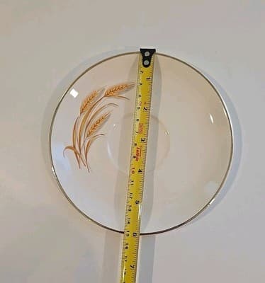 Homer Laughlin Golden Wheat Dishes with 22K Gold Trim ~ Saucer - Thumbnail 2