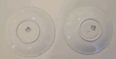 Aynsley Durham Green 6 3/8" Demitasse Saucer Plates w/ Gold Gilding Trim (2) - Thumbnail 9