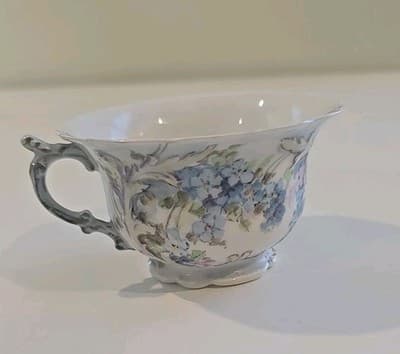 Charles Ahrenfeldt CA France 1894-1930 Teacup Blue Floral - Thumbnail 6
