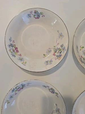 Dessert Plate Pope-Gosser China Made in USA Set of 4 - Thumbnail 4