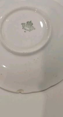 Aynsley Durham Green 6 3/8" Demitasse Saucer Plates w/ Gold Gilding Trim (2) - Thumbnail 5