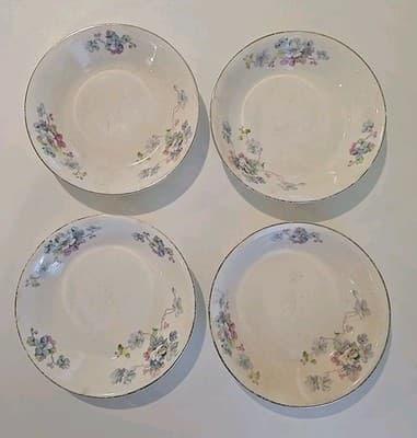 Dessert Plate Pope-Gosser China Made in USA Set of 4