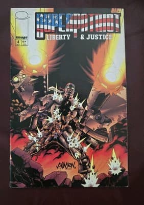 Image Comics Supreme Patriot Liberty and Justice Volume 1 Book #4 VF+