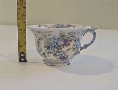 Charles Ahrenfeldt CA France 1894-1930 Teacup Blue Floral - Thumbnail 10