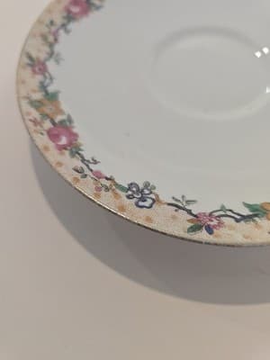 Antique C Ahrenfeldt -Limoges France Depose Tea Cup Saucer , Floral Vintage - Thumbnail 3