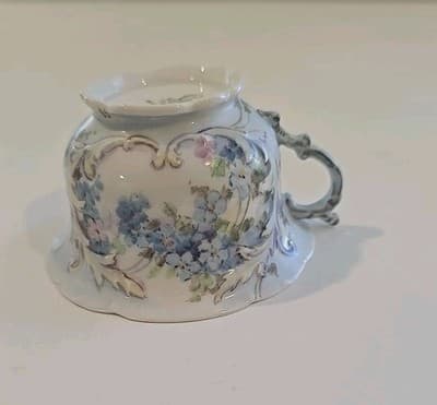 Charles Ahrenfeldt CA France 1894-1930 Teacup Blue Floral - Thumbnail 12