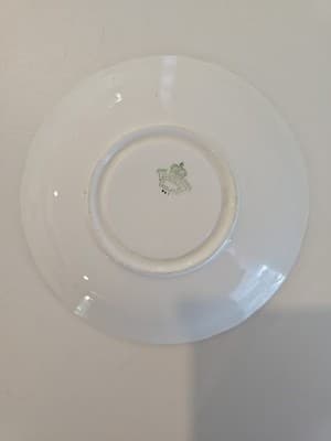 Vintage Aynsley Bone China England Green Gold Tea Cup Saucers (2) - Thumbnail 8
