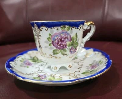 Vintage Ucagco China Made In Occupied Japan Cup & Saucer - Thumbnail 4