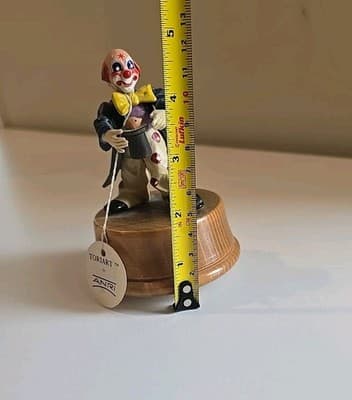 ANRI THORENS, MAGICIAN CLOWN, ITALY, MUSIC BOX, WORKS 1984 - Thumbnail 2