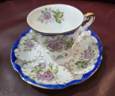 Vintage Ucagco China Made In Occupied Japan Cup & Saucer - Thumbnail 2