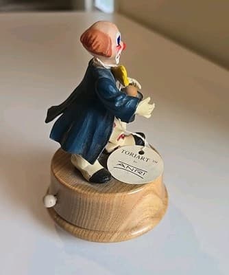 ANRI THORENS, MAGICIAN CLOWN, ITALY, MUSIC BOX, WORKS 1984 - Thumbnail 6