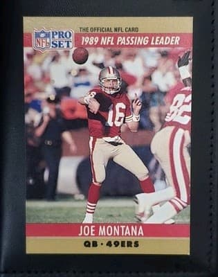 1990 Pro Set Cincinnati #8 Joe Montana W2 San Francisco 49ers