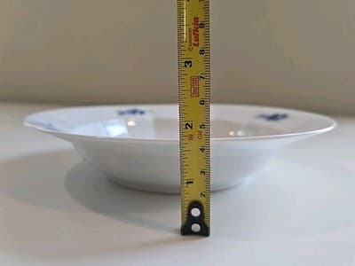 Royal Copenhagen Denmark Angular Rim Soup Bowl # 8547 READ - Thumbnail 2
