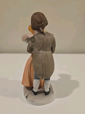 Vintage 1950s Lenwile Ardalt Victorian Couple Bisque/Porcelain Figurine - Thumbnail 4