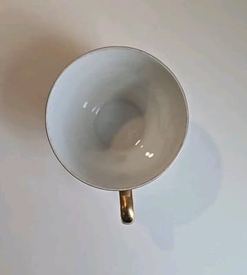 Vintage Teacup Rose Floral Gold Gilt Hand Painted Japan 2AD299 - Thumbnail 4