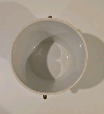 Weisswasser Ice Bucket Porcelain Bucket Floral Gold Gilt Trim Made in Germany 4" - Thumbnail 7