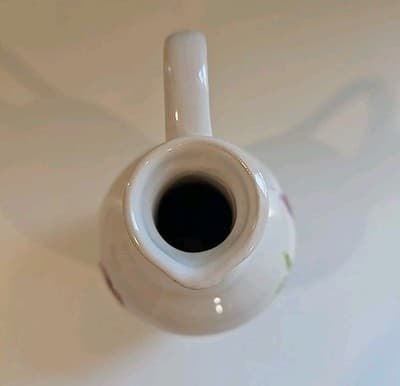 Vintage Ulmer Keramik Floral Vase Pitcher with Cork 9 1/2" - Thumbnail 11