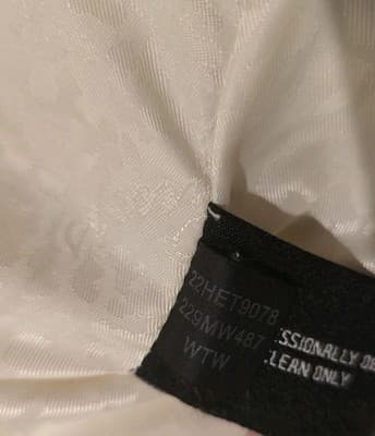 Guess Wool Double Breasted White Winter Pea Coat Jacket Size Small - Thumbnail 13