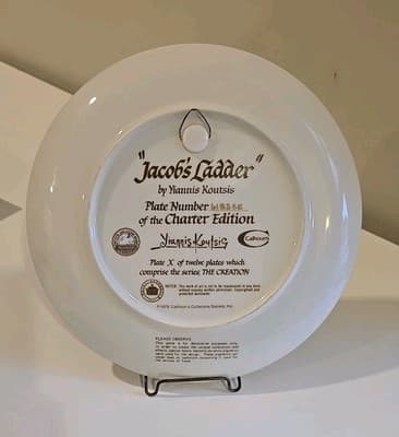 YIANNIS KOUTSIS " JACOB'S LADDER " Collector Plate - Thumbnail 2
