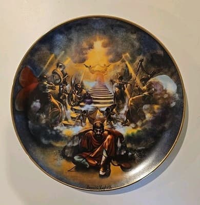 YIANNIS KOUTSIS " JACOB'S LADDER " Collector Plate - Thumbnail 5