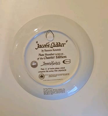 YIANNIS KOUTSIS " JACOB'S LADDER " Collector Plate - Thumbnail 7