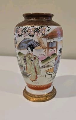 Antique Germany Original Areozon Oriental Perfume Scent Lamp Cord Porcelain - Thumbnail 15