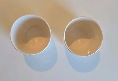 New Devon Pottery Newton Abbot Ceramic Flower Hawick Mini Cups Set of 2 - Thumbnail 7