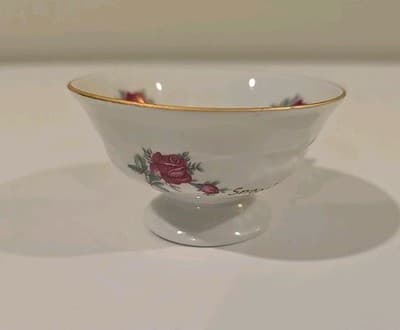 Vintage Wawel Poland Rose Bud Pattern Gold Gilt Tea Cup Saucer Plate 2 PC Set - Thumbnail 11