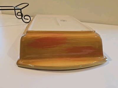 Certified International Ceramic Baking Dish with Metal Stand Sunflowers 17" - Thumbnail 5