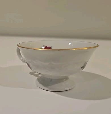 Vintage Wawel Poland Rose Bud Pattern Gold Gilt Tea Cup Saucer Plate 2 PC Set - Thumbnail 16