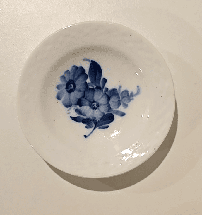 Royal Copenhagen Blue Flowers Braided Miniature Teacup Saucer 3" (8167)